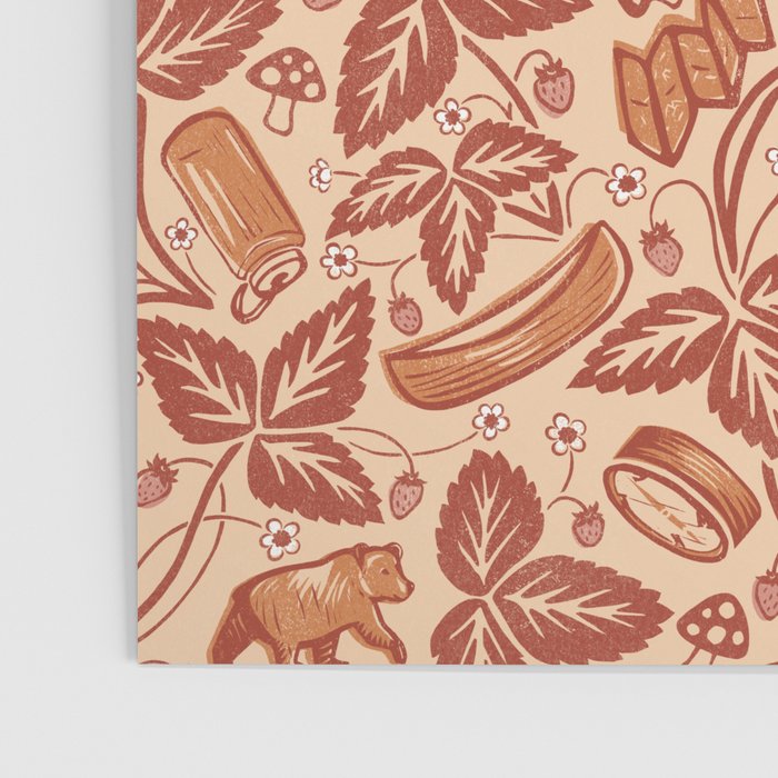 Summer Camping - Copper Peach Poster Gallery Image 3