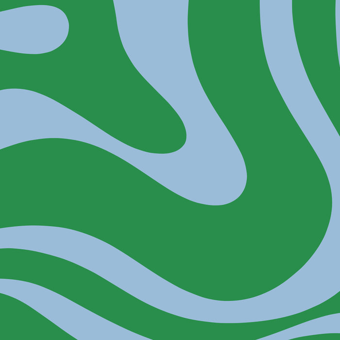 Green and Light Blue Modern Retro Liquid Swirl Abstract Pattern Coffee Mug Gallery Image 2