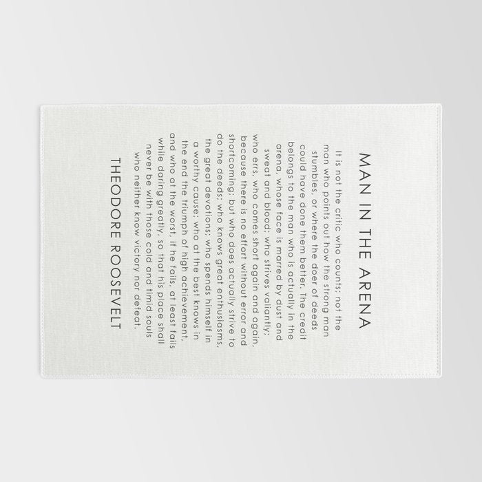 The man in the arena Rug Gallery Image 2