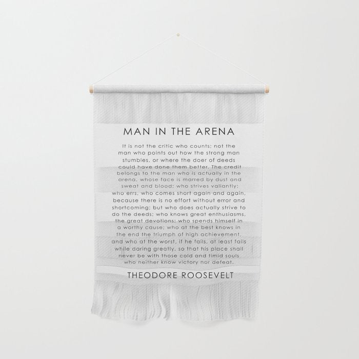 The man in the arena Wall Hanging Gallery Image 1