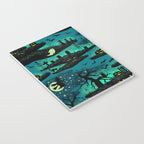 Halloween Night - Fox Fire Green Notebook Gallery Image 3