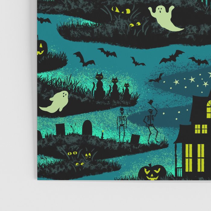Halloween Night - Fox Fire Green Poster Gallery Image 3