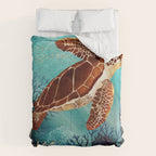 Metallic Sea Turtle Comforter Gallery Image 6