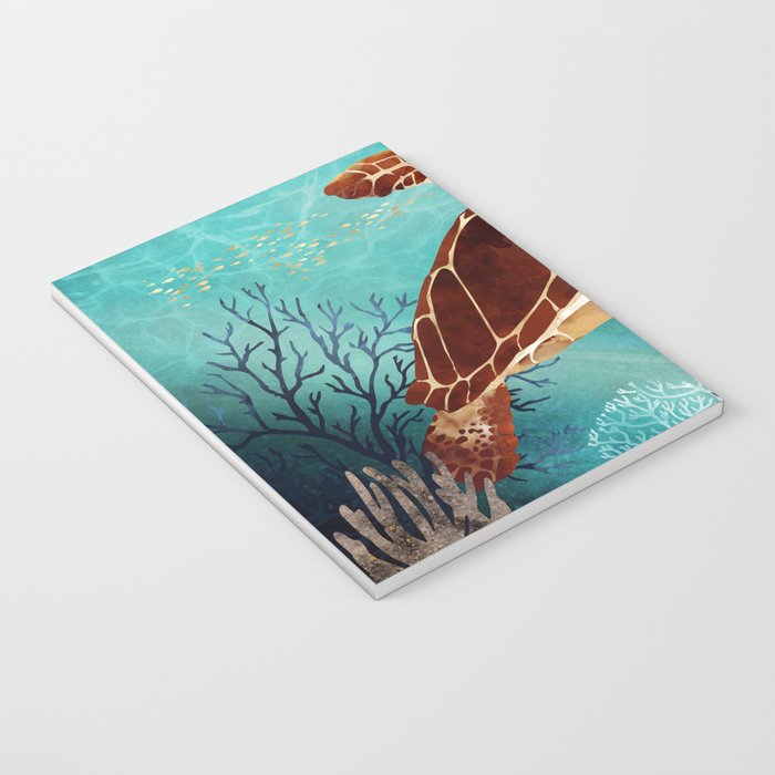 Metallic Sea Turtle Notebook Gallery Image 3