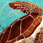 Metallic Sea Turtle Coffee Mug Gallery Image 2