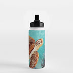Metallic Sea Turtle Water Bottle Gallery Image 2