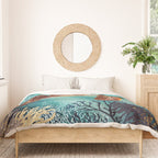 Metallic Sea Turtle Duvet Cover Gallery Image 3