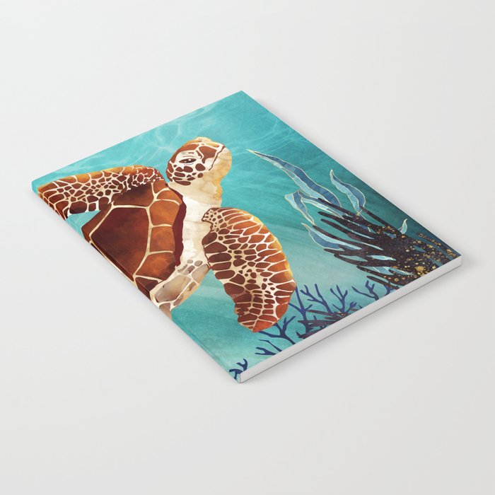 Metallic Sea Turtle Notebook Gallery Image 2