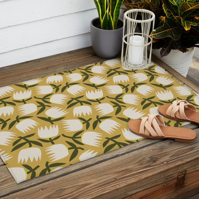 Spring Florals Outdoor Rug Gallery Image 2