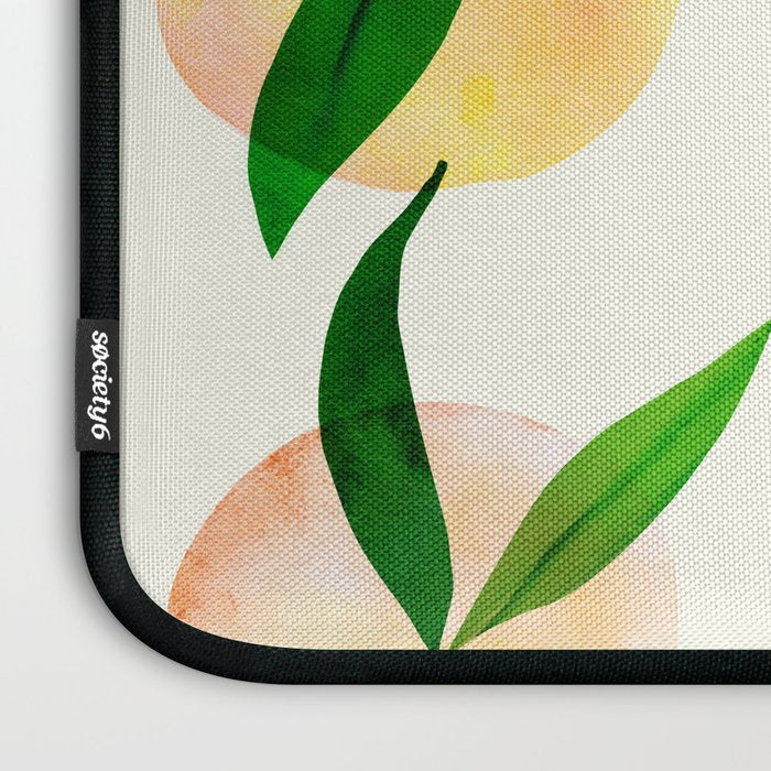 Wild Lemons Watercolor Laptop Sleeve Gallery Image 3