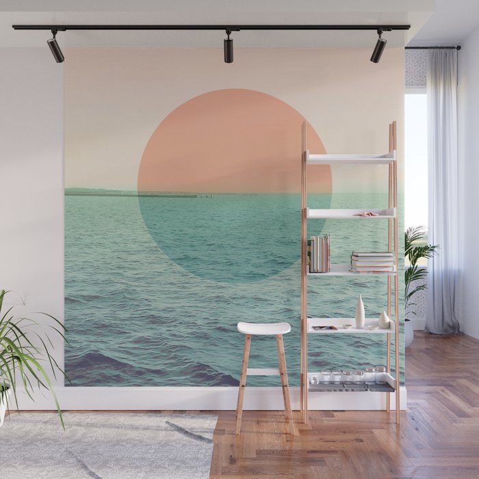 Because the ocean Wall Mural Gallery Image 1
