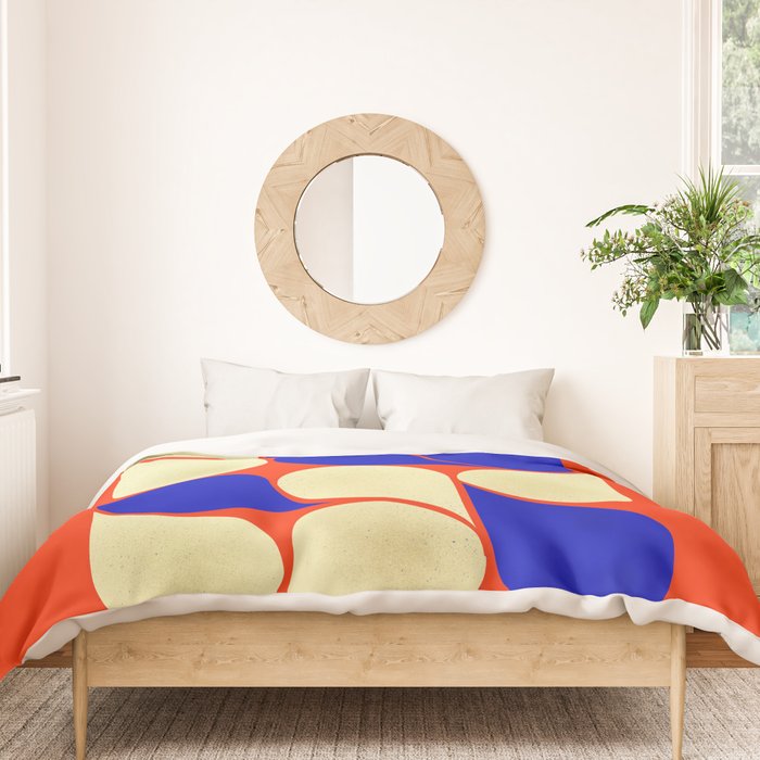 Mid-century geometric shapes-no10 Duvet Cover Gallery Image 3