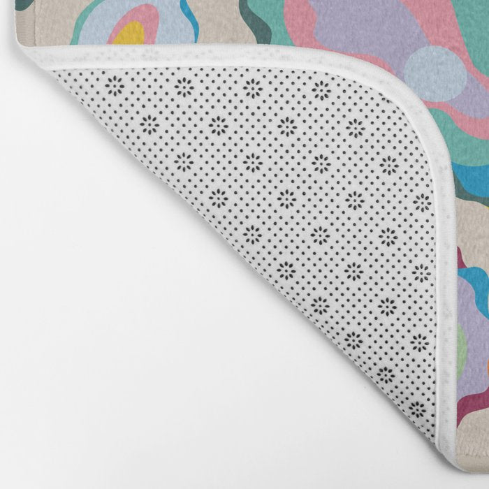 Abstract Oysters and Lemon  Bath Mat Gallery Image 2
