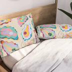Abstract Oysters and Lemon  Pillow Sham Gallery Image 2