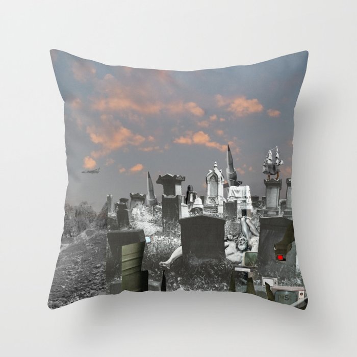 the next day · irgendwann Throw Pillow Gallery Image 1