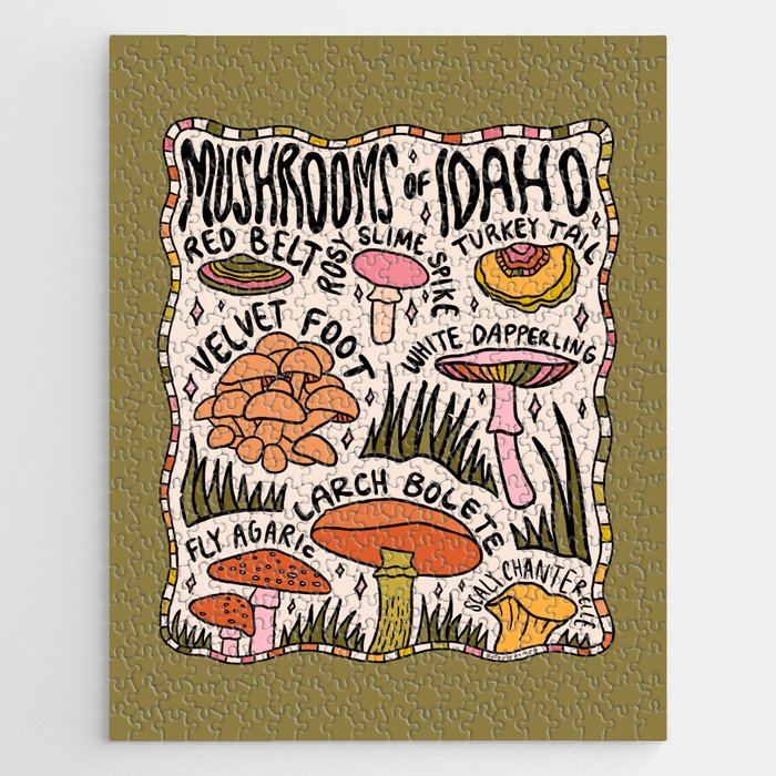 Mushrooms of Idaho Jigsaw Puzzle Gallery Image 1