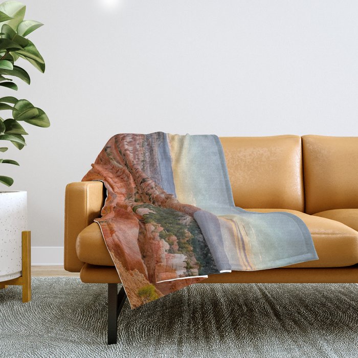 Bryce Canyon Sunrise Utah National Park Southwest USA Landscape Throw Blanket Gallery Image 1