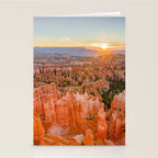 Bryce Canyon Sunrise Utah National Park Southwest USA Landscape Stationery Card Gallery Image 2