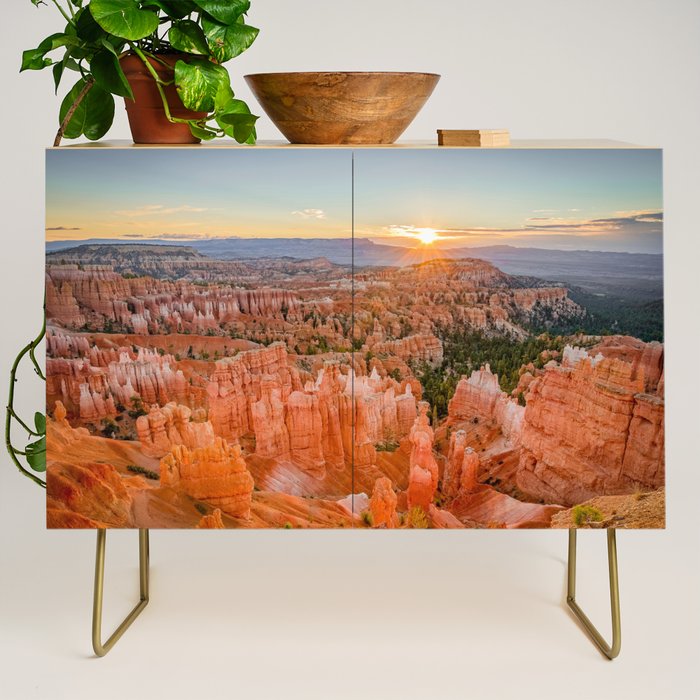 Bryce Canyon Sunrise Utah National Park Southwest USA Landscape Credenza Gallery Image 1