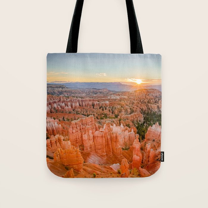 Bryce Canyon Sunrise Utah National Park Southwest USA Landscape Tote Bag Gallery Image 1