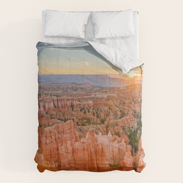Bryce Canyon Sunrise Utah National Park Southwest USA Landscape Comforter Gallery Image 1