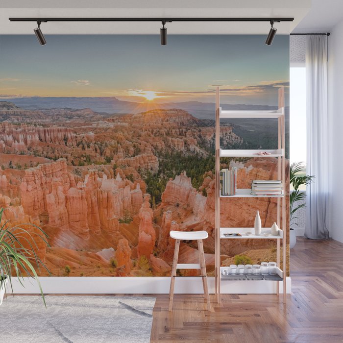 Bryce Canyon Sunrise Utah National Park Southwest USA Landscape Wall Mural Gallery Image 1