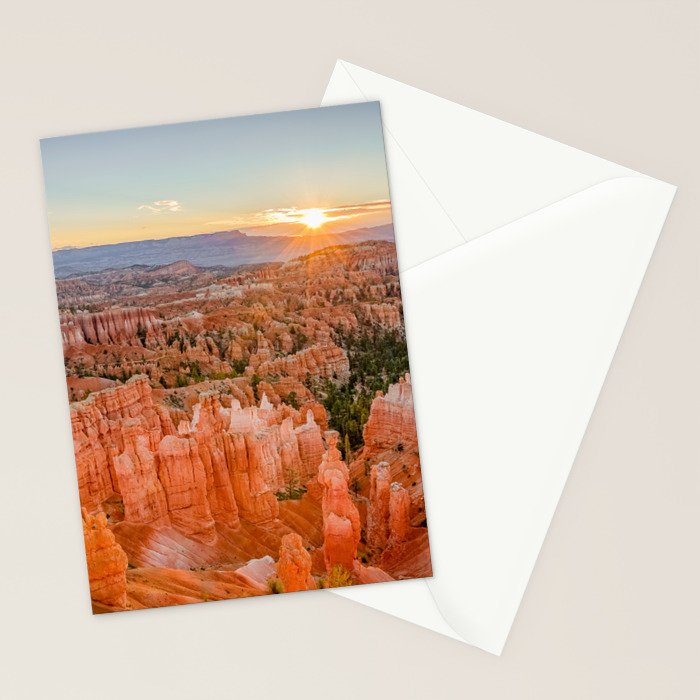 Bryce Canyon Sunrise Utah National Park Southwest USA Landscape Stationery Card Gallery Image 2