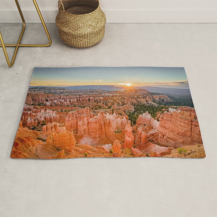 Bryce Canyon Sunrise Utah National Park Southwest USA Landscape Rug Gallery Image 1