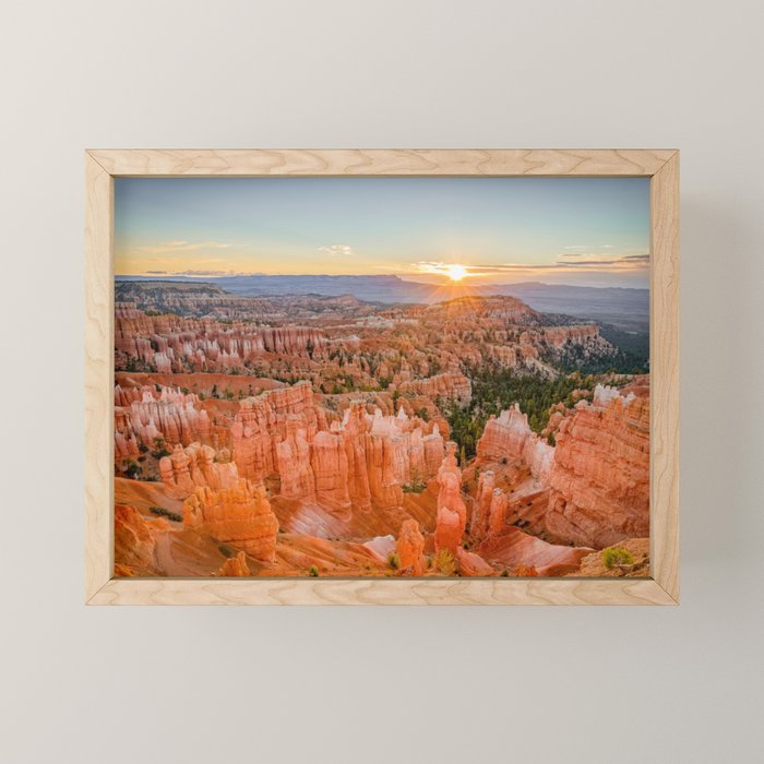 Bryce Canyon Sunrise Utah National Park Southwest USA Landscape Mini Art Print Gallery Image 1