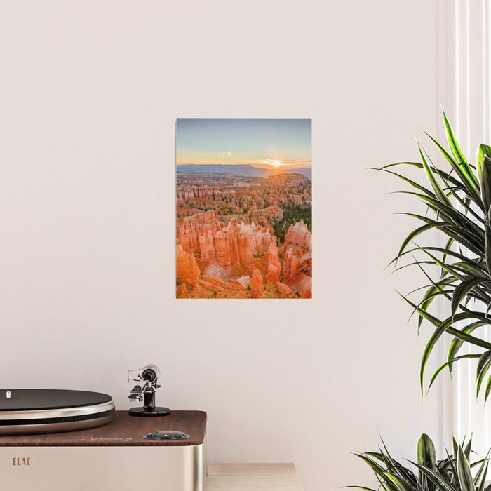 Bryce Canyon Sunrise Utah National Park Southwest USA Landscape Poster Gallery Image 2