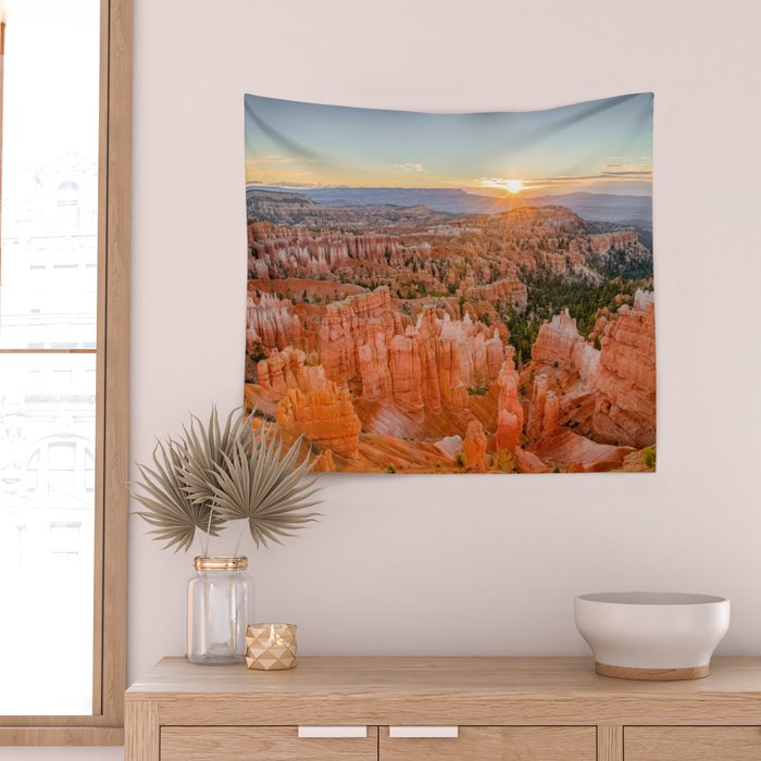 Bryce Canyon Sunrise Utah National Park Southwest USA Landscape Wall Tapestry Gallery Image 2