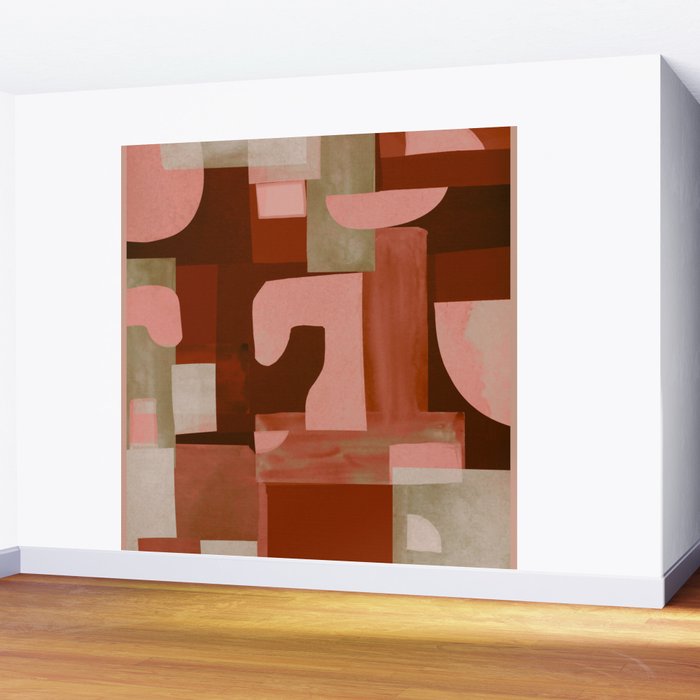 Geometric Collage 11 Wall Mural Gallery Image 2