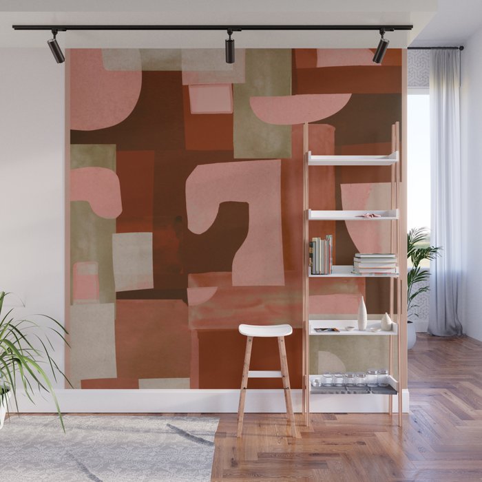 Geometric Collage 11 Wall Mural Gallery Image 1
