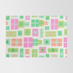 Retro Christmas Presents - Pink & Green Rug Gallery Image 2