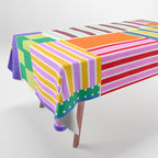 Playful patchwork Tablecloth Gallery Image 1