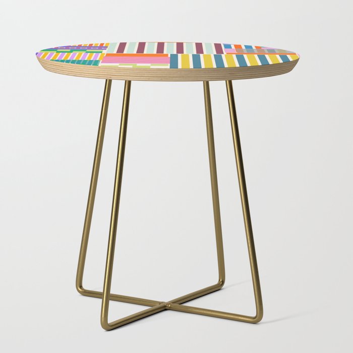 Playful patchwork Side Table Gallery Image 1