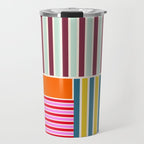 Playful patchwork Travel Mug Gallery Image 1