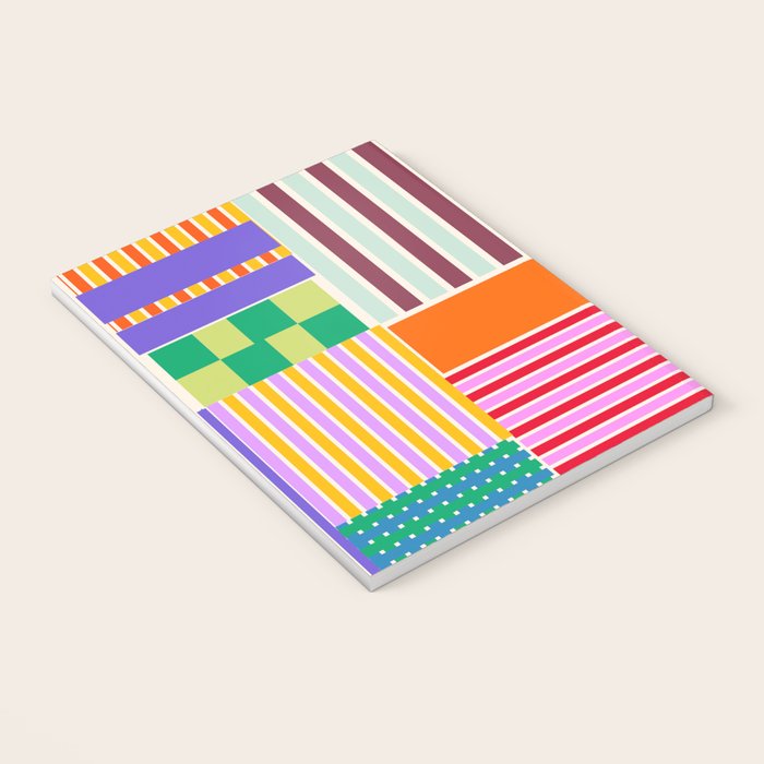 Playful patchwork Notebook Gallery Image 3