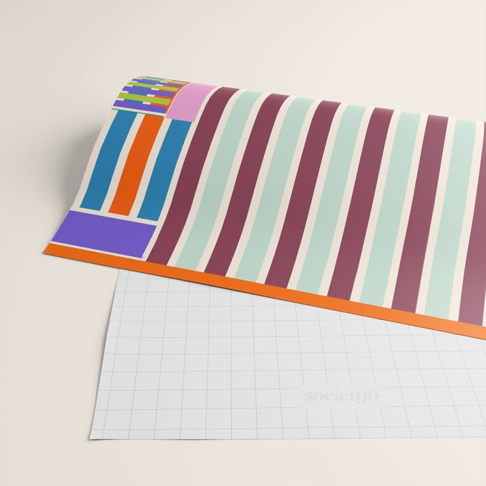 Playful patchwork Wrapping Paper Gallery Image 2
