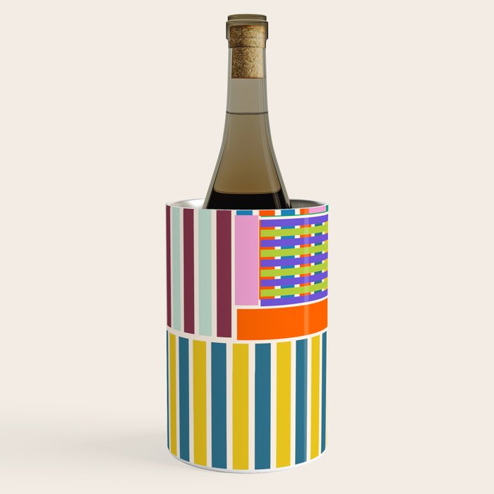 Playful patchwork Wine Chiller Gallery Image 3
