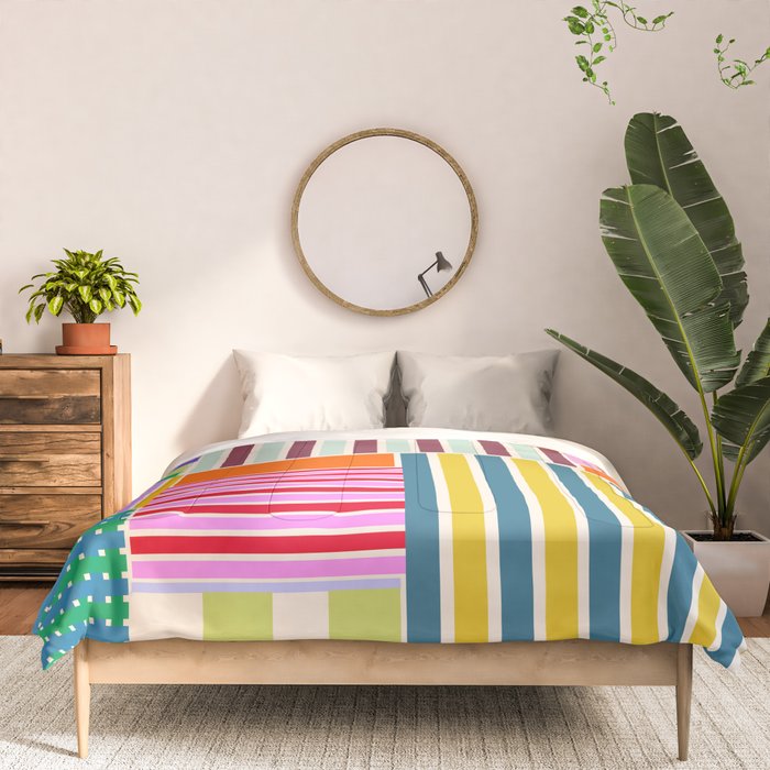 Playful patchwork Comforter Gallery Image 3