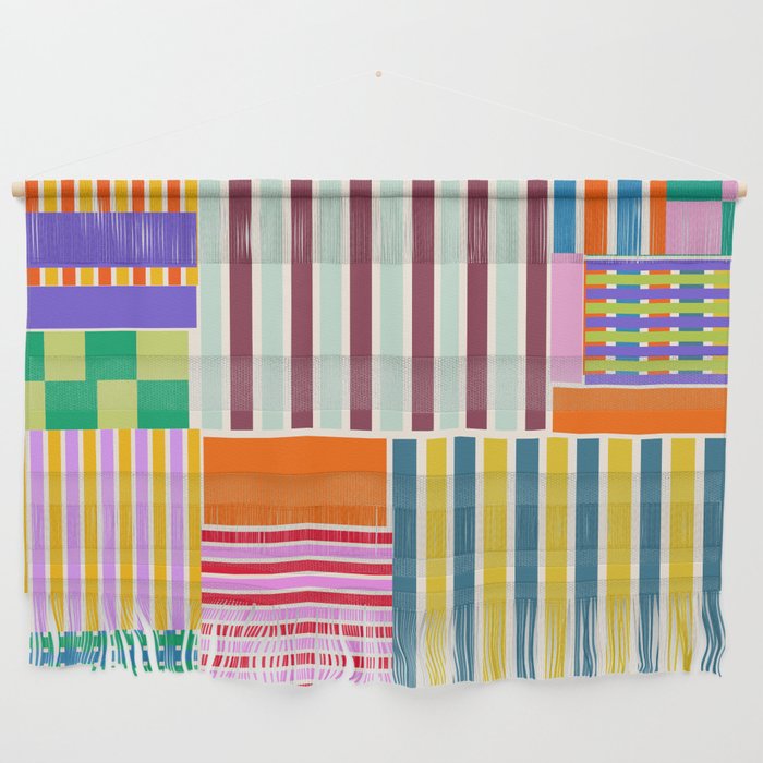 Playful patchwork Wall Hanging Gallery Image 1