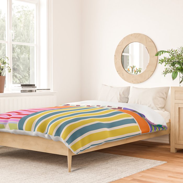 Playful patchwork Duvet Cover Gallery Image 2