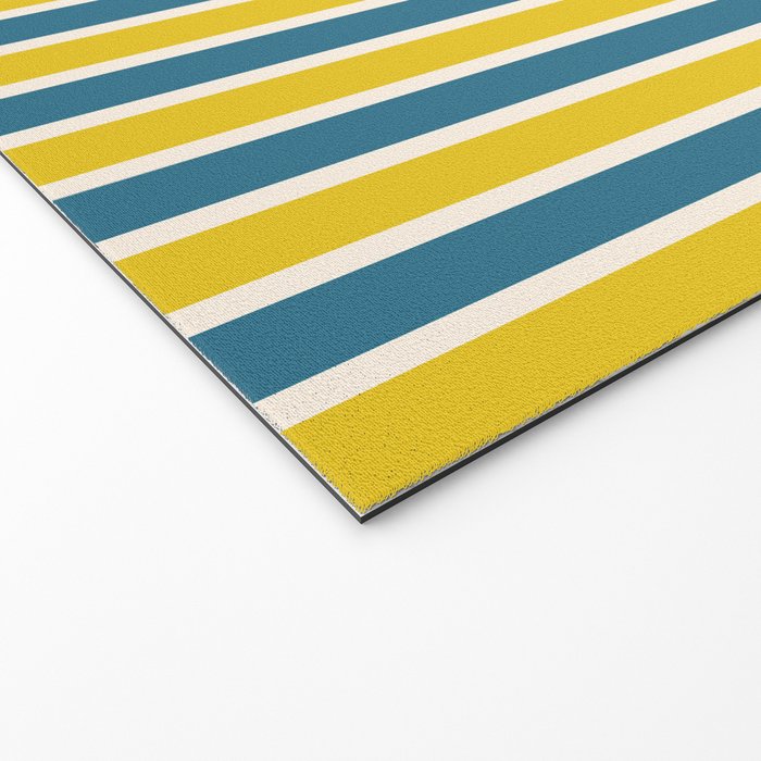 Playful patchwork Welcome Mat Gallery Image 2