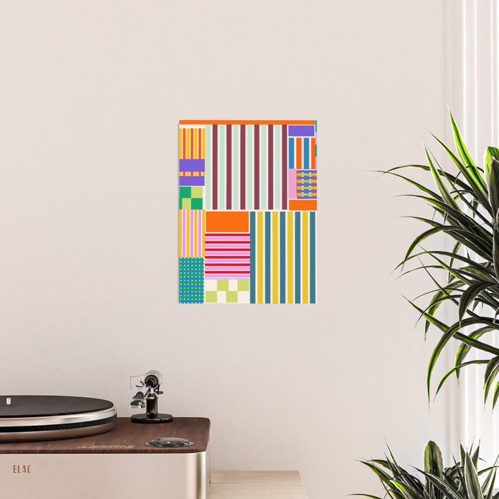 Playful patchwork Poster Gallery Image 2
