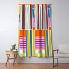 Playful patchwork Window Curtain Gallery Image 5