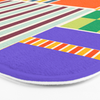 Playful patchwork Bath Mat Gallery Image 3