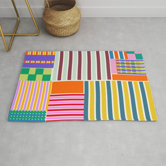 Playful patchwork Rug Gallery Image 1