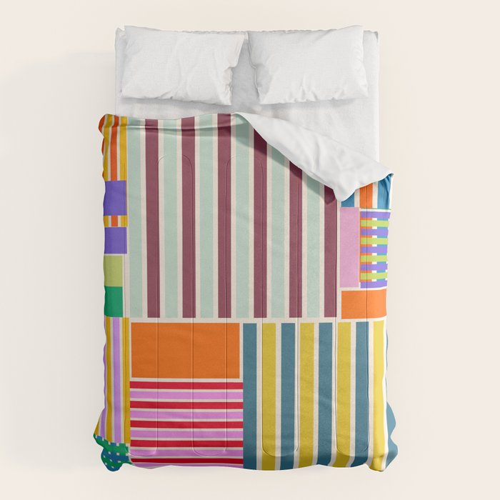 Playful patchwork Comforter Gallery Image 6