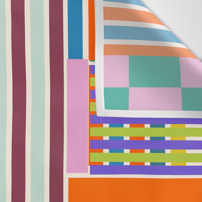 Playful patchwork Wall Tapestry Gallery Image 3